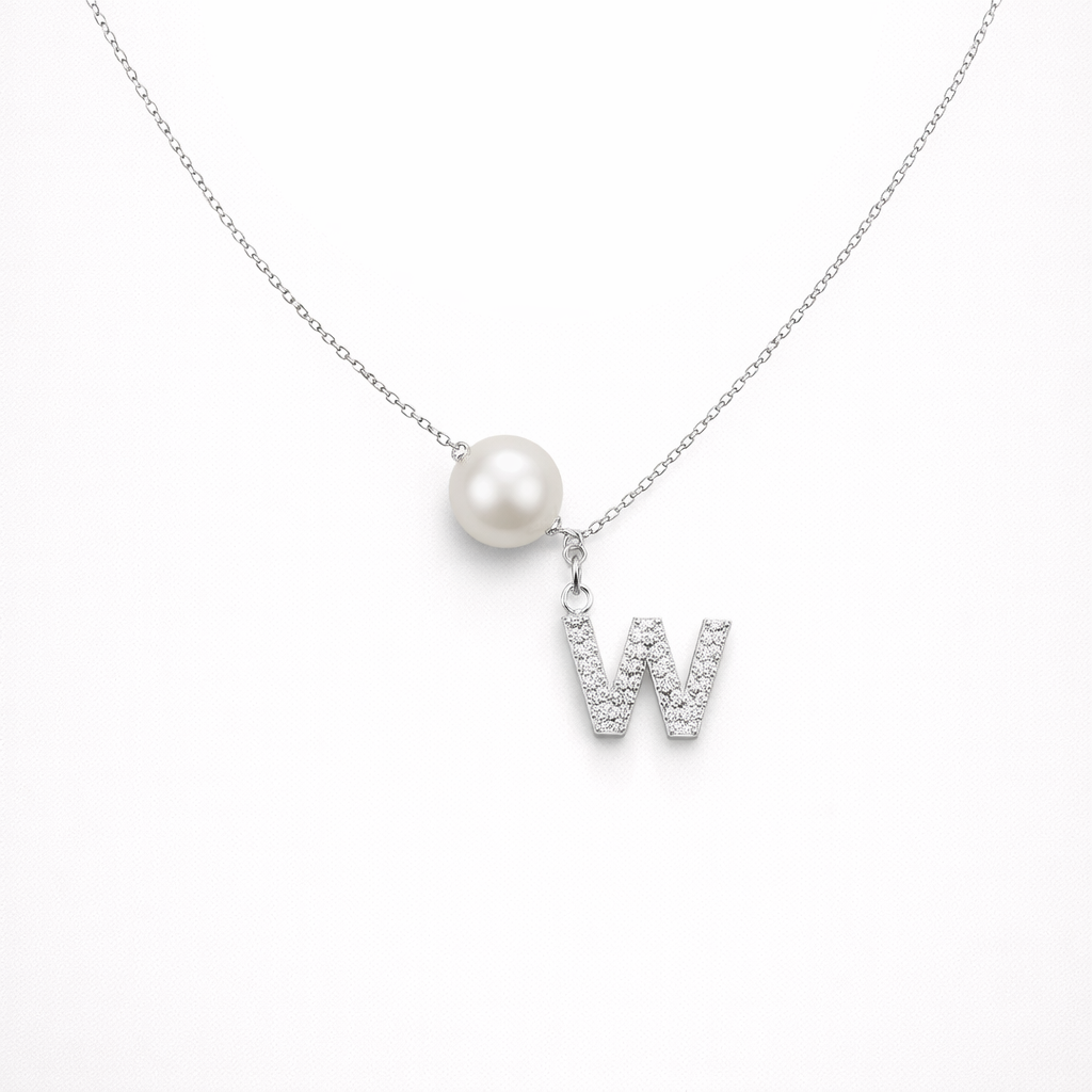 W PEARL NECKLACE