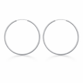 silver hoop earrings