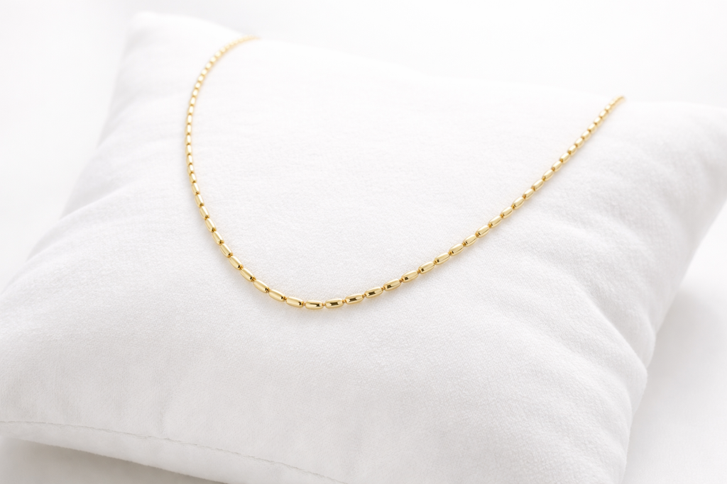 gold necklace