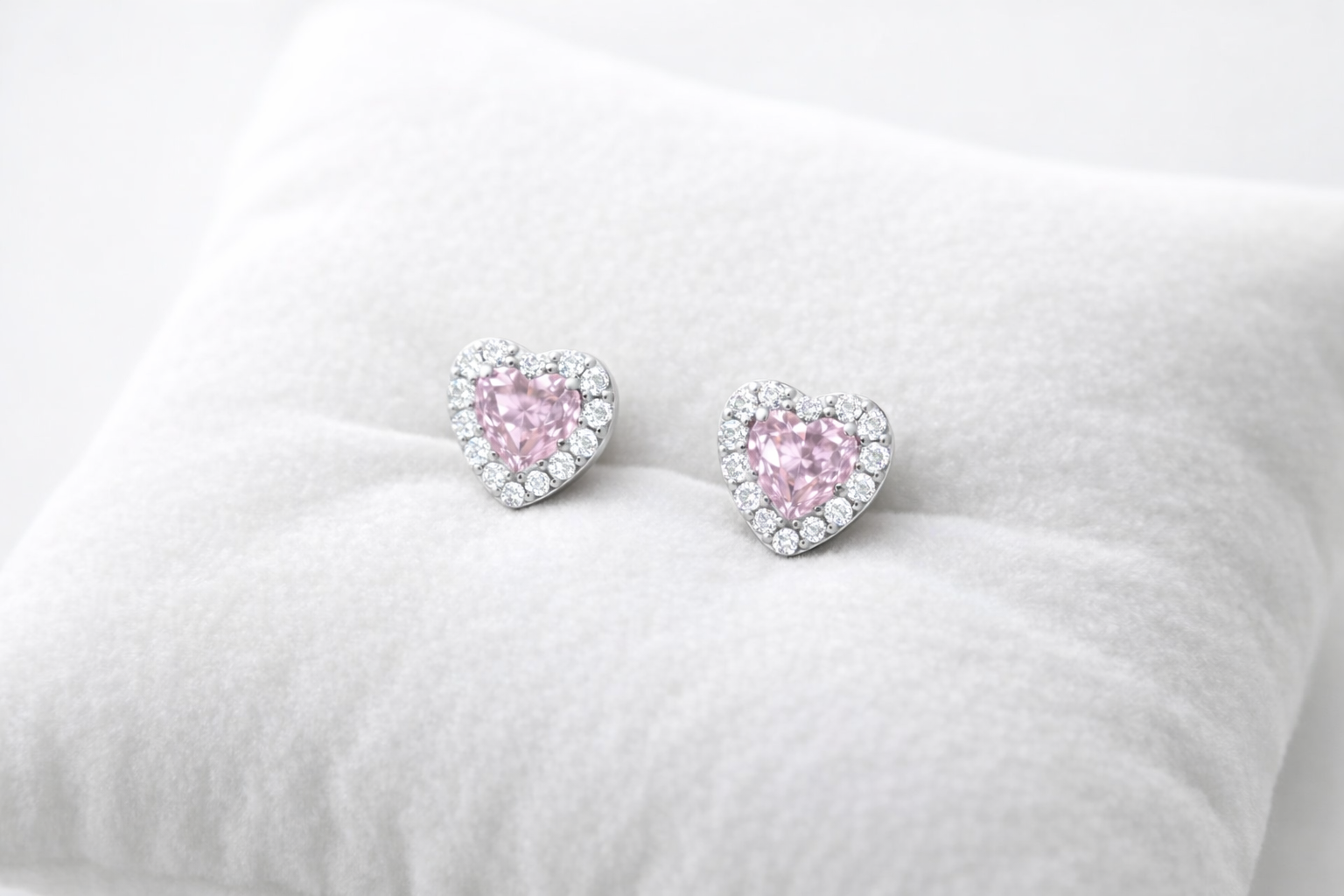 heart earring studs