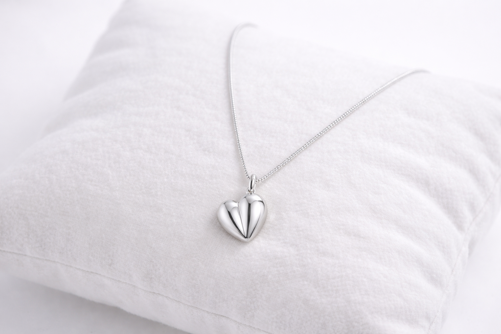 silver necklace