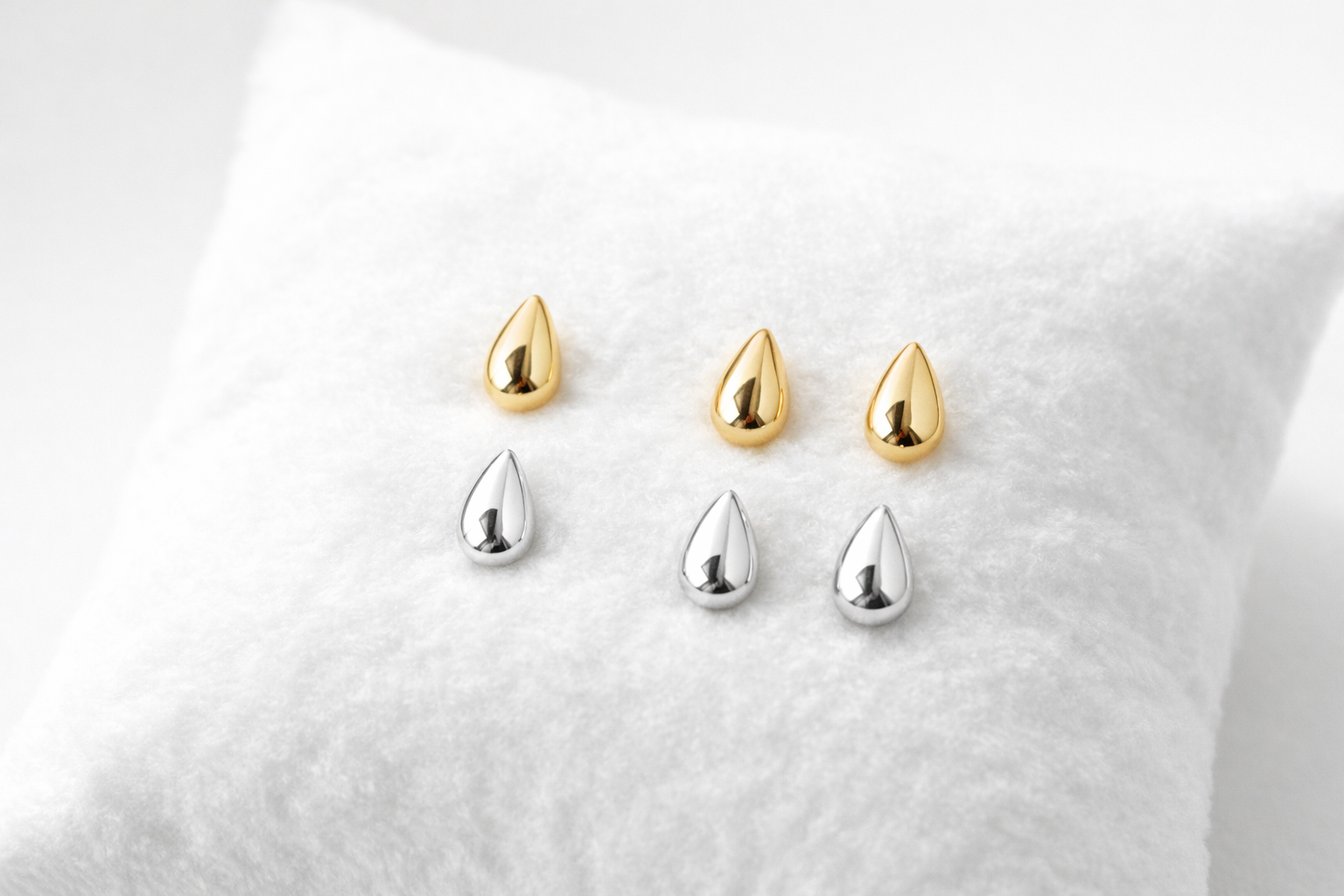 water drop earring studs